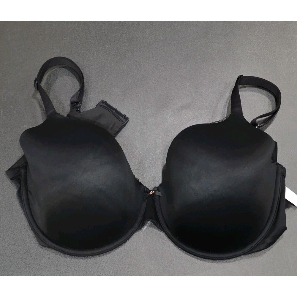 Victoria's Secret Body By Victoria Perfect Coverage Bra Black Size 40DDD/F90 - Picture 1 of 11